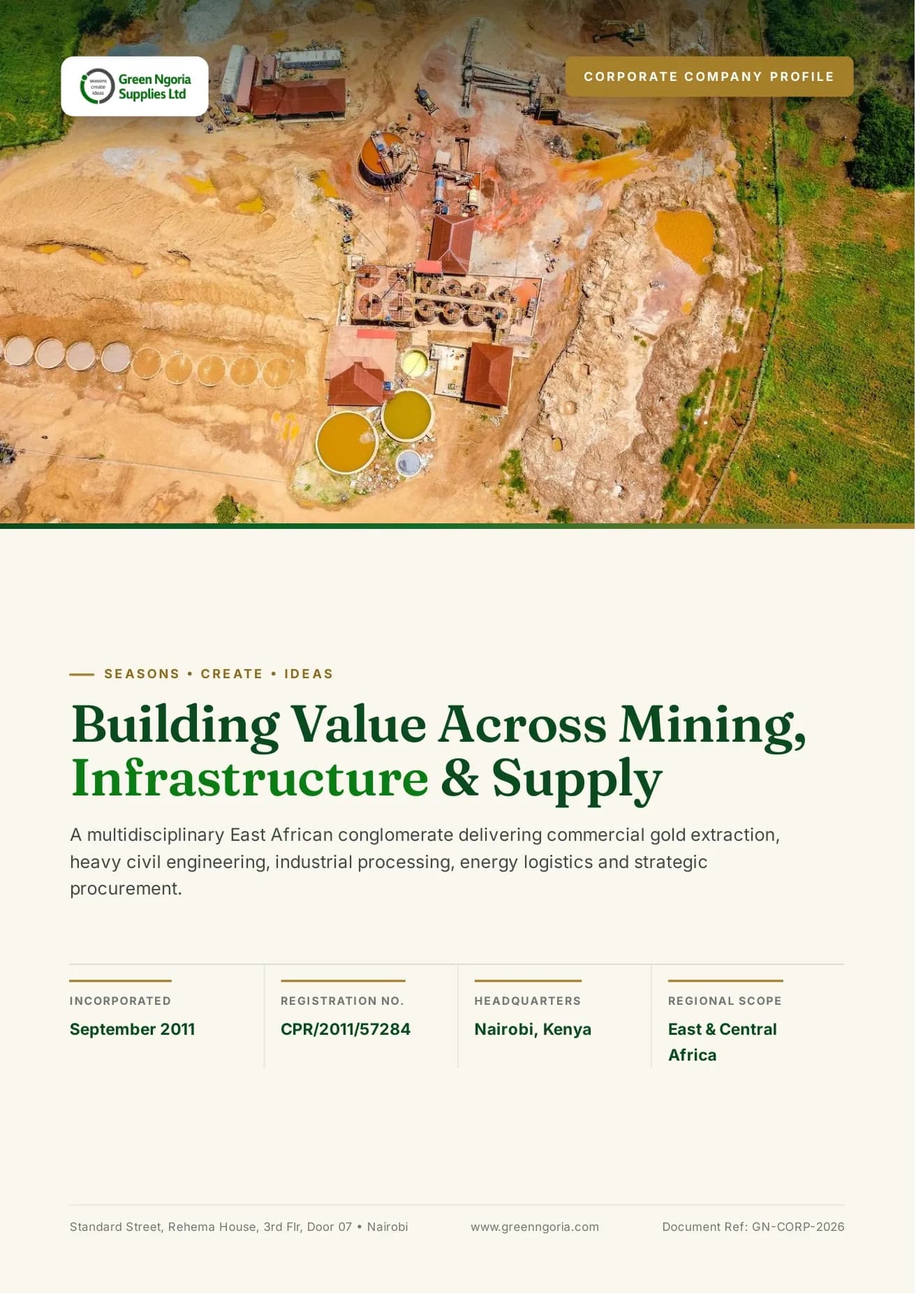 Green Ngoria Supplies Limited — Corporate Company Profile