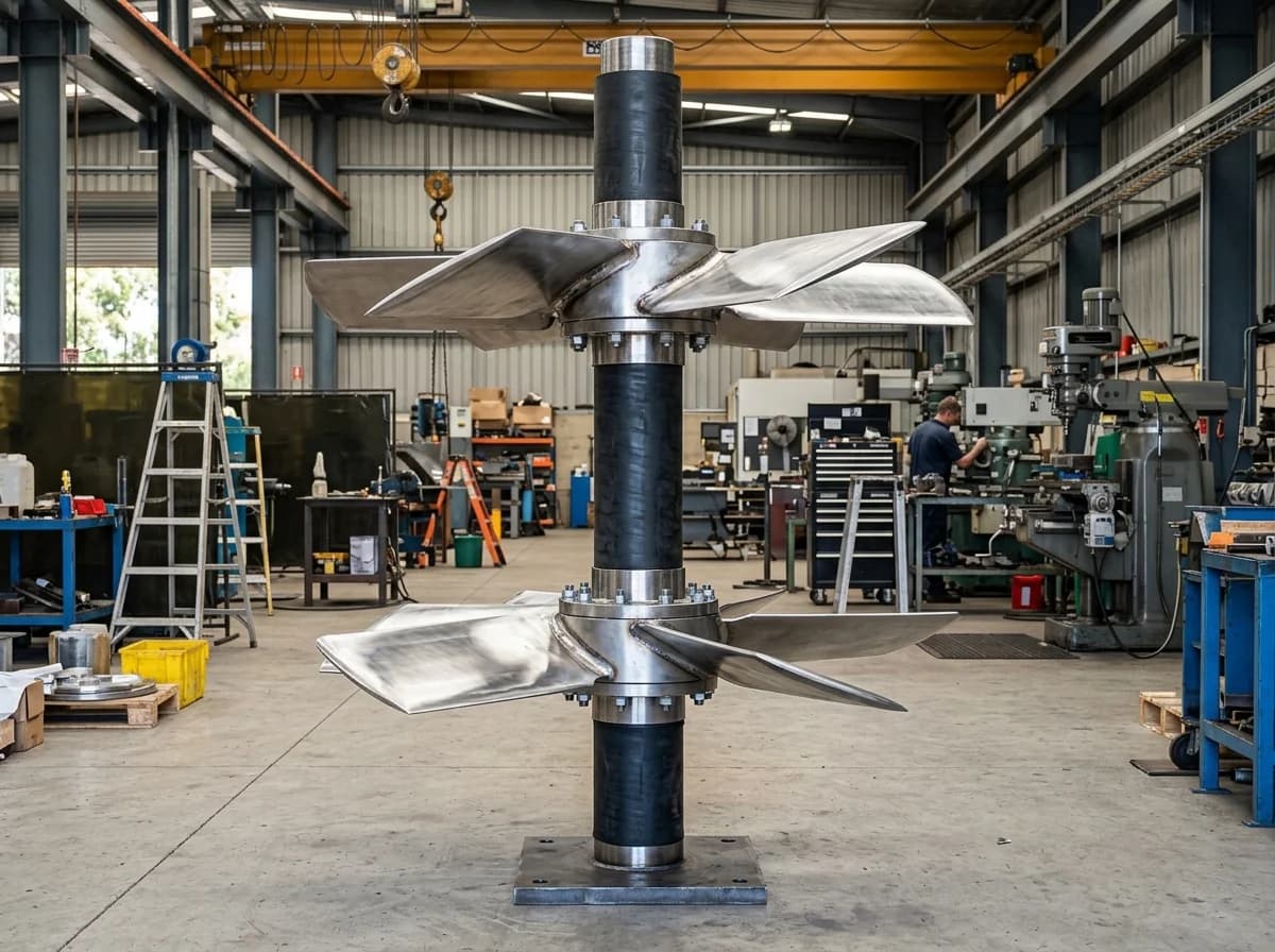 1. Dual-Axial Hydrofoil Agitators