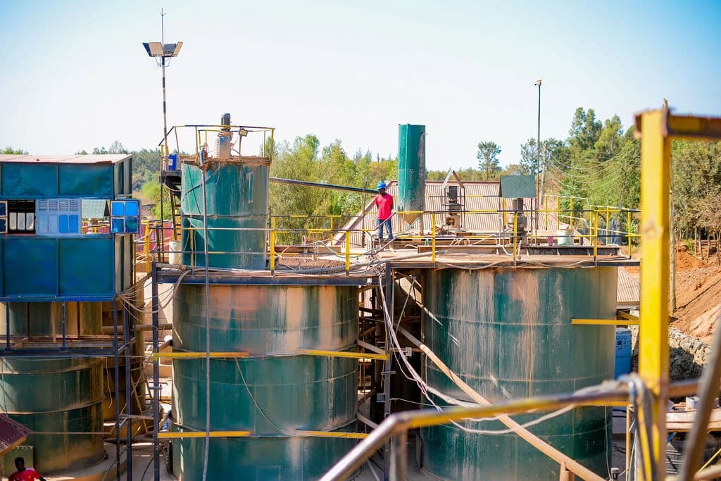 CIL Leach Agitation Tanks